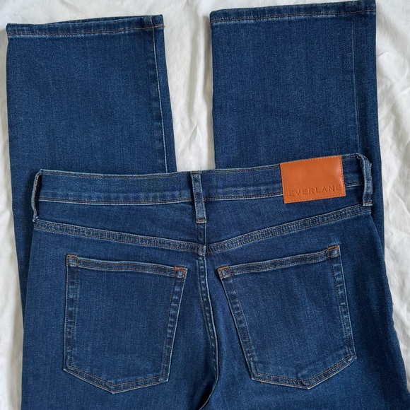 NWT Everlane Women's High-Key Stovepipe Jean in Dark Indigo - Picture 9 of 12